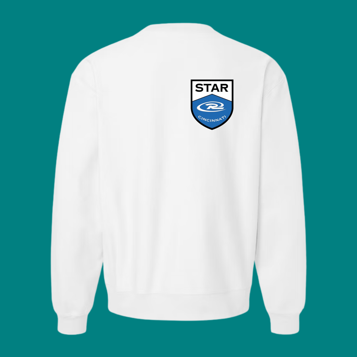STAR RUSH WHITE CREWNECK
