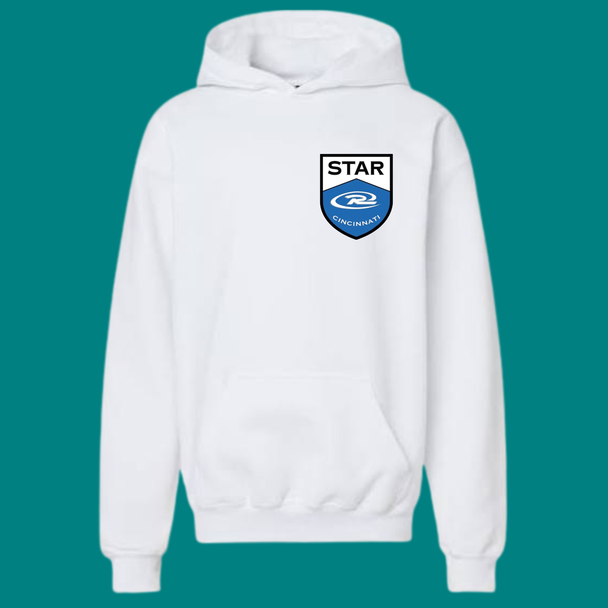 STAR RUSH WHITE HOODIE