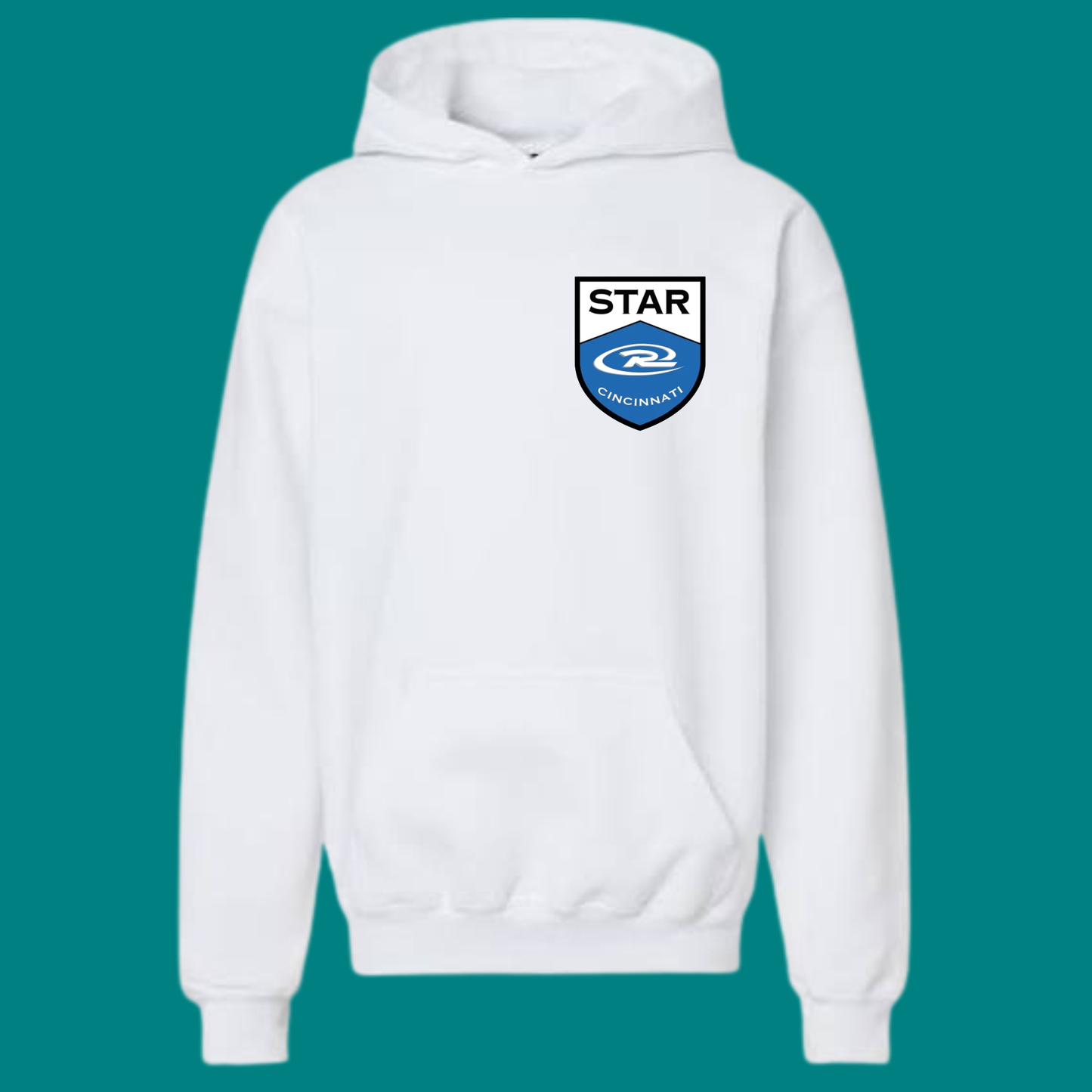 STAR RUSH WHITE HOODIE