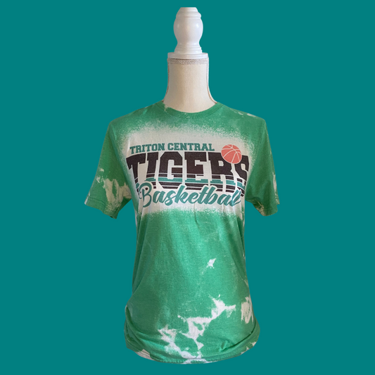 Bleached Tee Triton Central Basketball