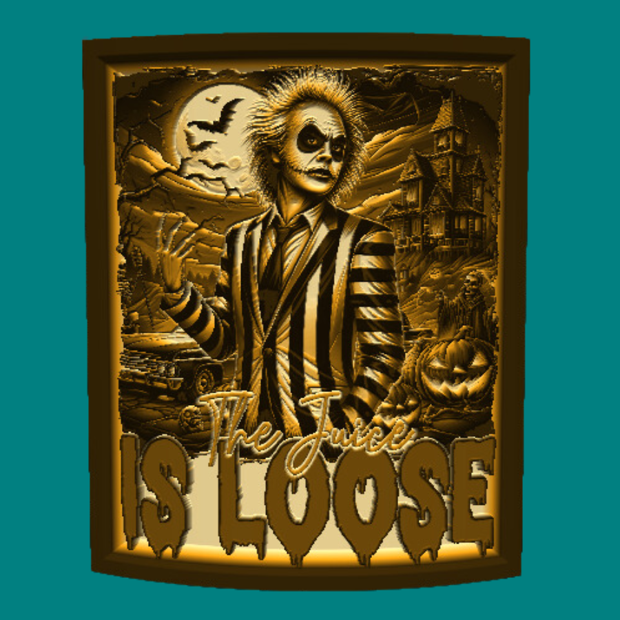 "The Juice is Loose #2" Beetle Juice Lithophane (PLA)