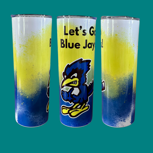 A Blue Jay Tumbler