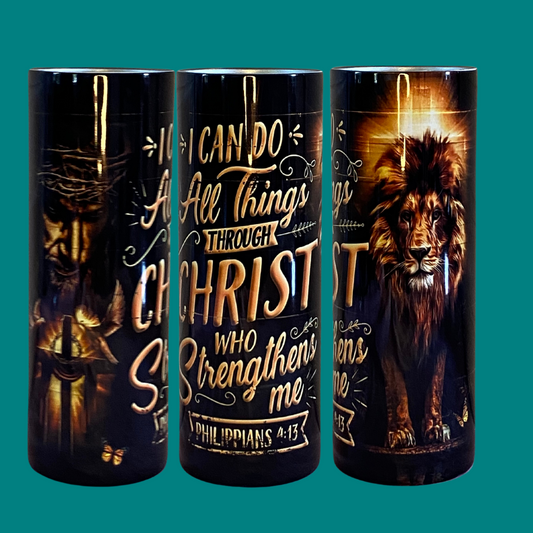 Tumbler All Things Through Christ